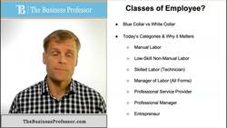 Classes of Employee in Business Instructional Video