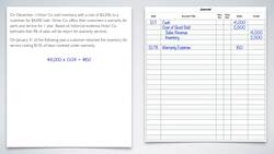 Ch9. Video 13 - Warranties example Instructional Video