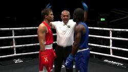 World Boxing Championships Liverpool 2025: Men's 75kg Round of 16 Ofori(CAN) vs. Rustambek Uulu(KGZ) News Clip