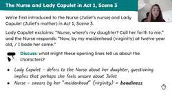 Exploring Lady Capulet and the Nurse’s views on marriage in Act 1, Scene 3 Instructional Video