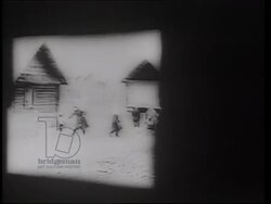 SS Soldier takes a child away from its mother Stock Footage