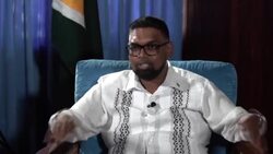 CLEAN : Guyana president 'not worried' about recent US-Venezuela rapprochement News Clip