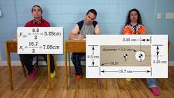 Center of Mass of an Object with a Hole Instructional Video