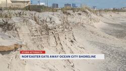 Nor’easter causes moderate to major beach erosion in Atlantic & Cape May counties News Clip