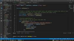 Mega Web Development Bootcamp with React Bootstrap 5, Redux, and REST API - Showing Loading Icon While the Data Is Fetched from the REST API Instructional Video