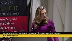 Memorial ceremony marks 35 years since L'École Polytechnique massacre News Clip