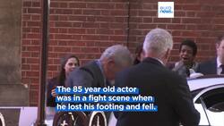 UK actor Ian McKellen hospitalised after falling off London stage News Clip