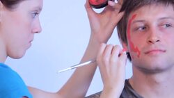 How to Paint a Scorpion with Face Paint Instructional Video