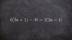 How to solve an equation with a variable on different sides Instructional Video
