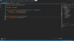 Structural Design Patterns in Modern C++ - Adding the BufferedStream Class Instructional Video