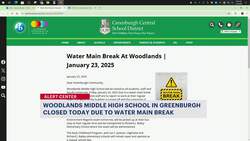 Water main break closes Greenburgh school Instructional Video