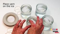 Colorful Patterns in Melting Ice Instructional Video