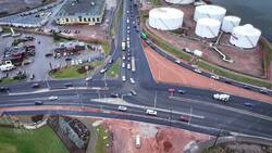 After months of frustration for commuters, the Hillsborough Bridge intersection is almost complete News Clip