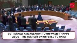 Egg On Israel's Face As UN Lowers Flag, Observes Moment Of Silence For Raisi | Watch News Clip