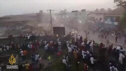 Dozens dead after stampede breaks out at Guinea football match News Clip