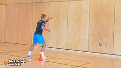 High bounce ball - Back through the legs Instructional Video