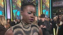 Lupita Nyong'o at the Black Panther: Wakanda Forever premiere News Clip