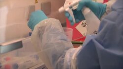 Coronavirus Testing Laboratory Glasgow News Clip