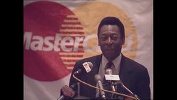 Pele at Euro 1996 News Clip