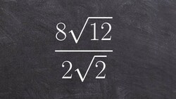 How to rationalize the denominator with a radical Instructional Video