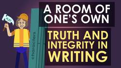 Virginia Woolf's A Room of One's Own - Theme of Truth and Integrity in Writing Instructional Video