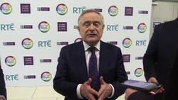 Party leaders speak after Irish General Election debate News Clip