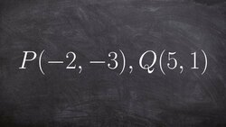 Learning to write a vector in component form given two points Instructional Video