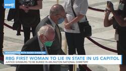Ruth Bader Ginsburg Honored In Ceremony At U.S. Capitol News Clip