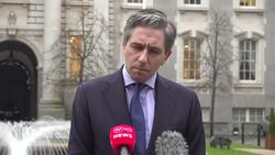 Simon Harris discusses Heathrow closure and tariffs News Clip