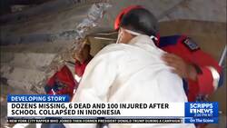 Dozens missing, 6 dead after school collapsed in Indonesia News Clip