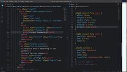 Frontend Web Development Bootcamp - Build a Twitter Clone - Styling of Form Element Instructional Video