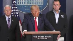 CLEAN : Coronavirus: Trump says 'a little upset with China' News Clip