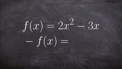 How to find -(fx) Instructional Video