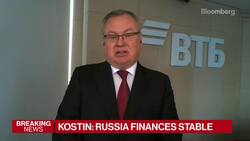 VTB's Kostin on Russian Bonds, U.S. Sanctions News Clip