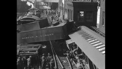 Train collision in Boston near Back Bay train station News Clip