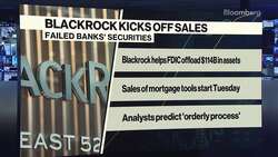 BlackRock to Sell Failed Banks' Securities for FDIC News Clip