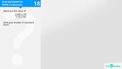 GCSE Secondary Maths Age 13-17 - Number: Standard Form - Explained Instructional Video