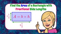 Find the Area of a Rectangle with Fractional Side Lengths Instructional Video