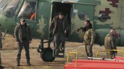 Zelensky and others watch Ukraine Military training drills News Clip
