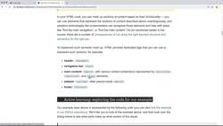 Modern Web Design with HTML5, CSS3, and JavaScript - Basic Page Structure in HTML Instructional Video