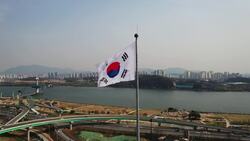 Sky-High Seoul: Drone Explores the Korean City Stock Footage