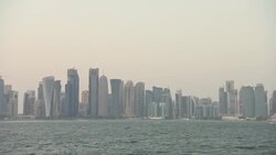 Doha skyline ahead of the 2022 World Cup News Clip