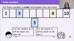 Explain where 6, 7, 8 and 9 lie on a number line Instructional Video