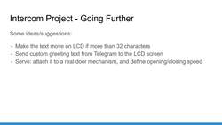 Raspberry Pi and Arduino - Go to The Next Level - Project Conclusion - Going Further Instructional Video