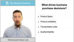 What Drives Purchase Decisions by B2B customers Instructional Video