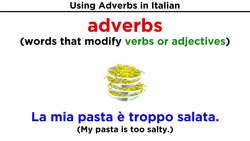 Adverbs in Italian Instructional Video