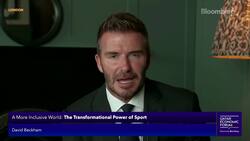 David Beckham on Transformational Power of Sport News Clip