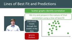 Lines of Best Fit and Predictions in Scatter Graphs Instructional Video