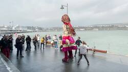 Little Amal arrives in UK on latest leg of The Walk News Clip