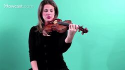 How to Position Your Left Arm on a Violin Instructional Video